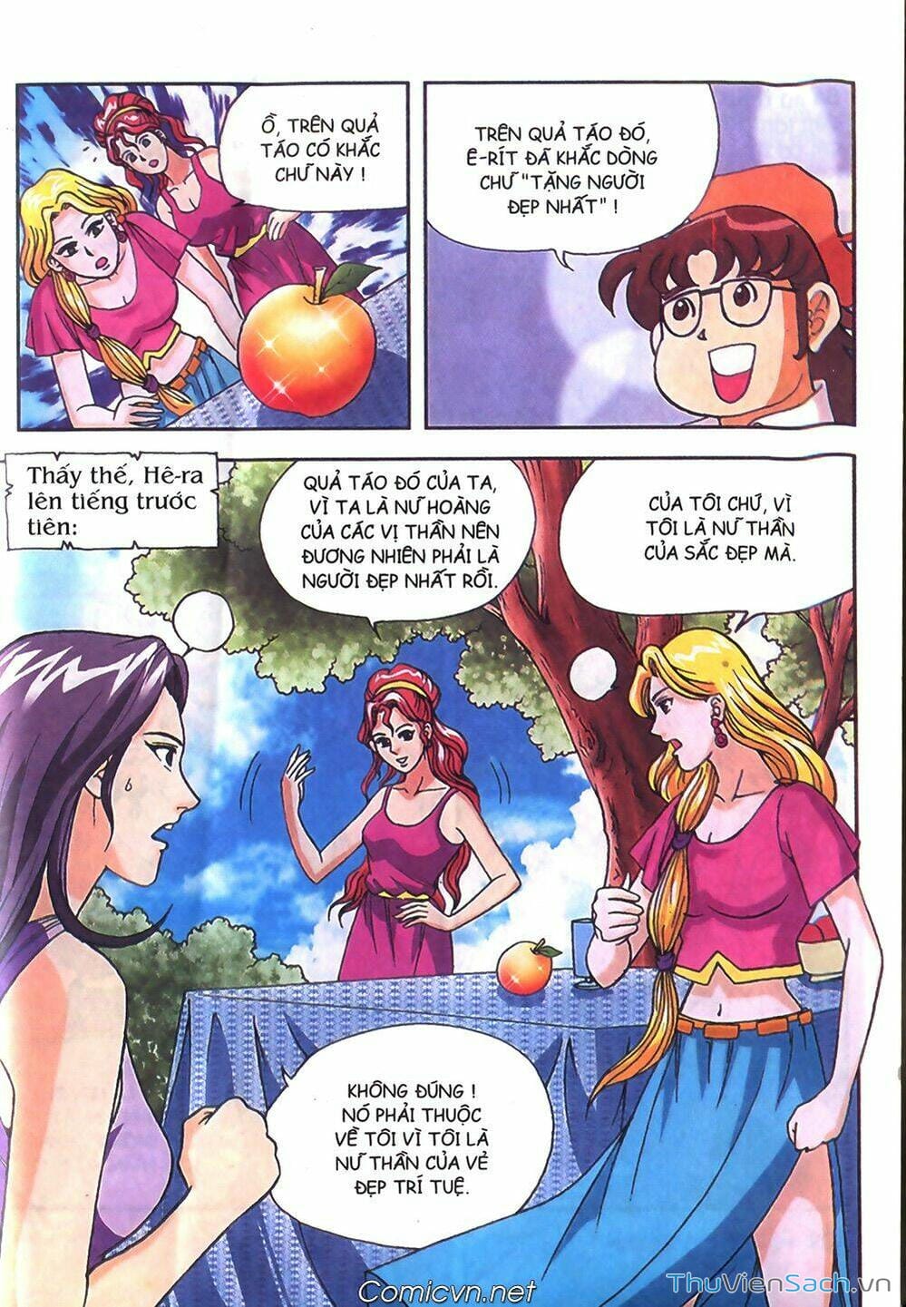 Truyện Tranh Thần Thoại Hy Lạp - Nguồn Gốc Các Vị Thần trang 3