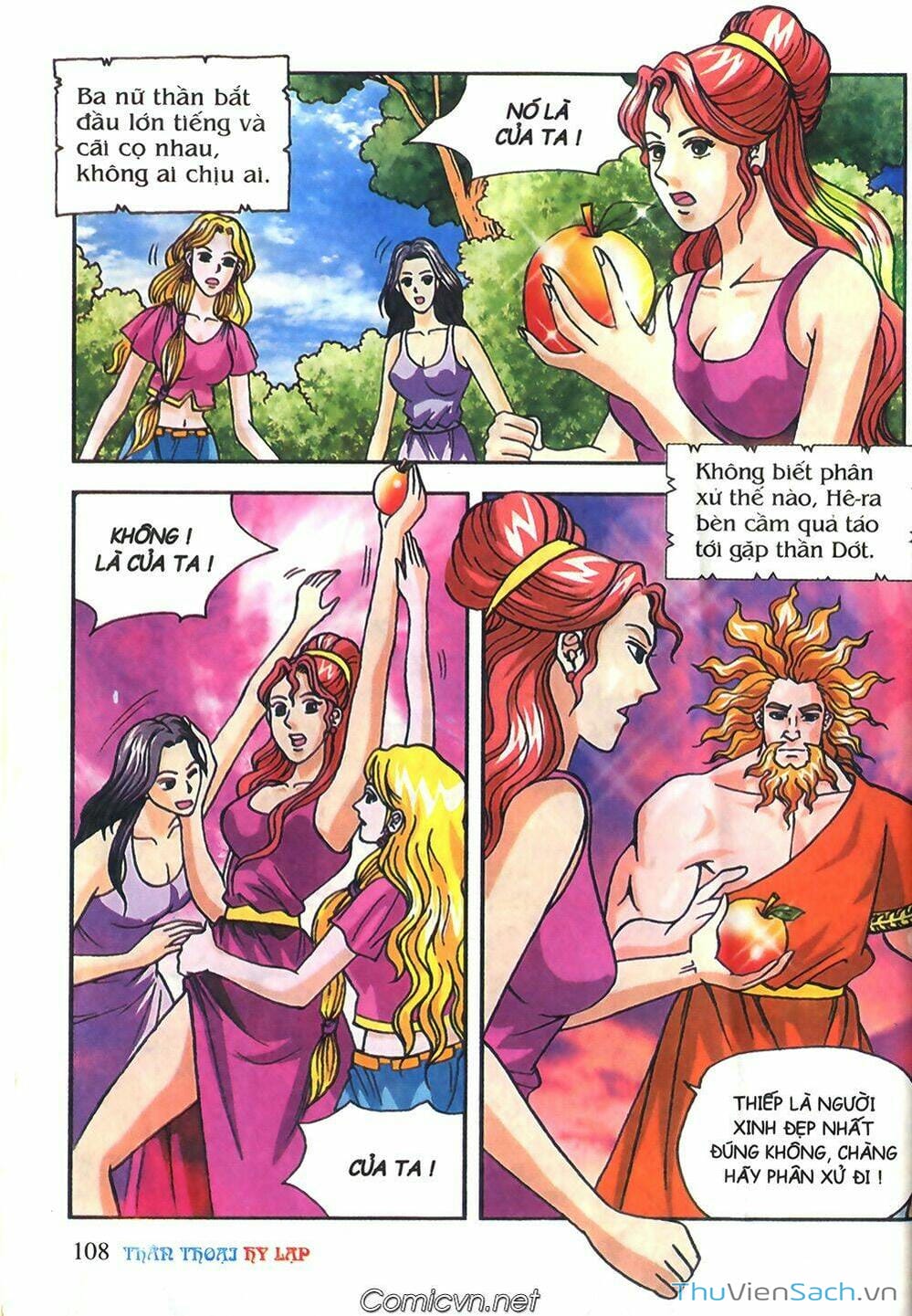 Truyện Tranh Thần Thoại Hy Lạp - Nguồn Gốc Các Vị Thần trang 3