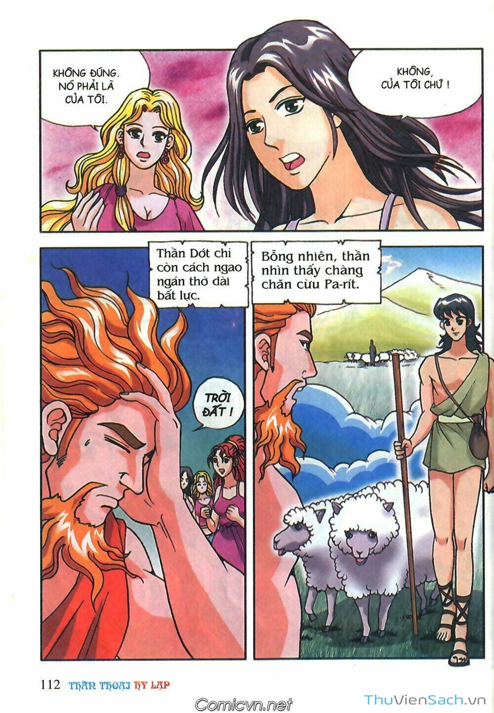 Truyện Tranh Thần Thoại Hy Lạp - Nguồn Gốc Các Vị Thần trang 3