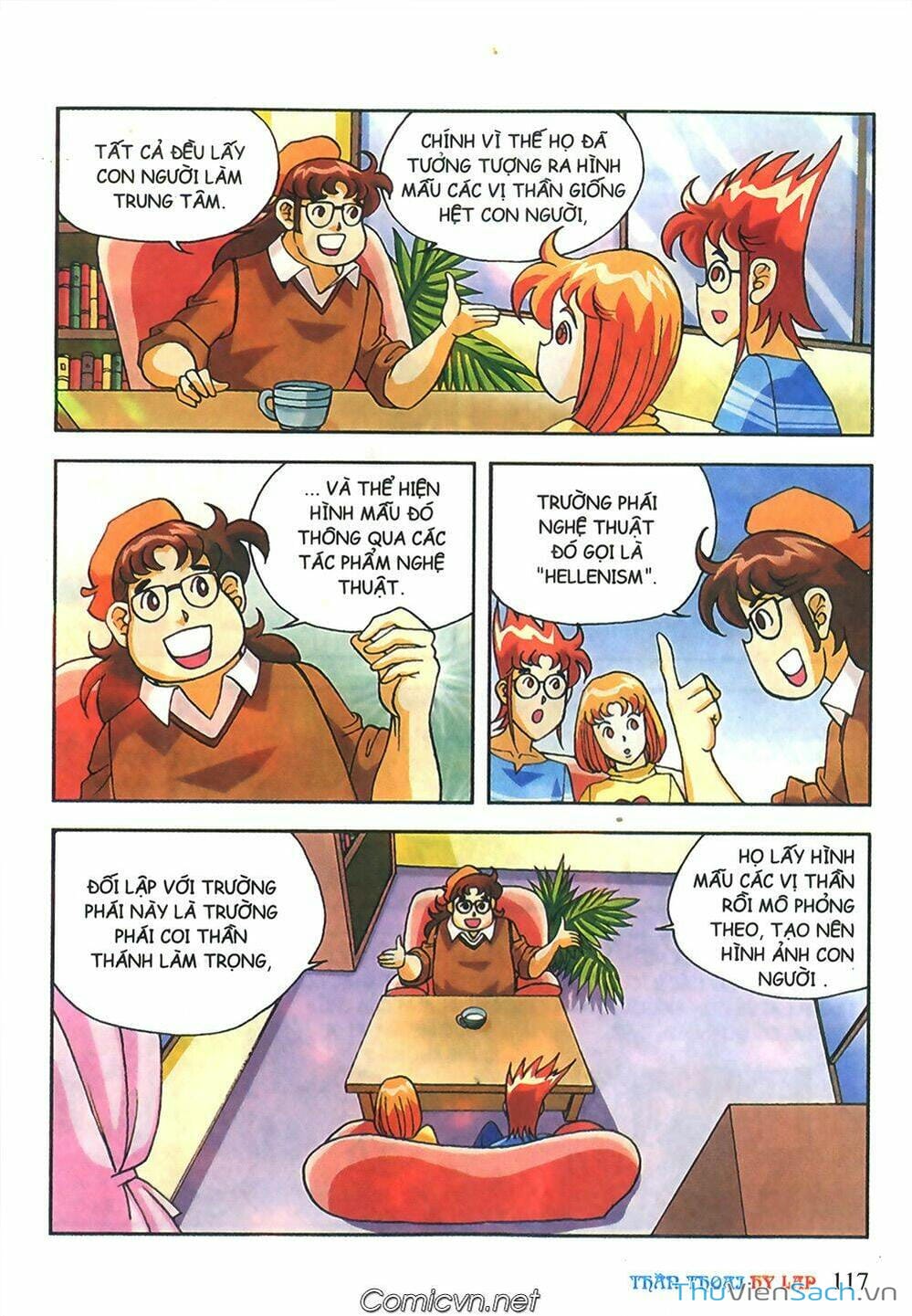 Truyện Tranh Thần Thoại Hy Lạp - Nguồn Gốc Các Vị Thần trang 3