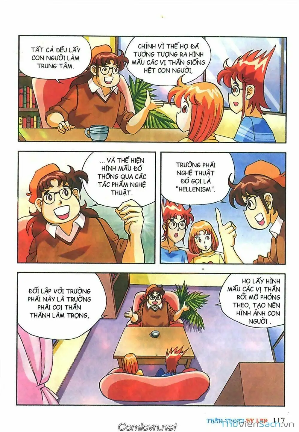 Truyện Tranh Thần Thoại Hy Lạp - Nguồn Gốc Các Vị Thần trang 3
