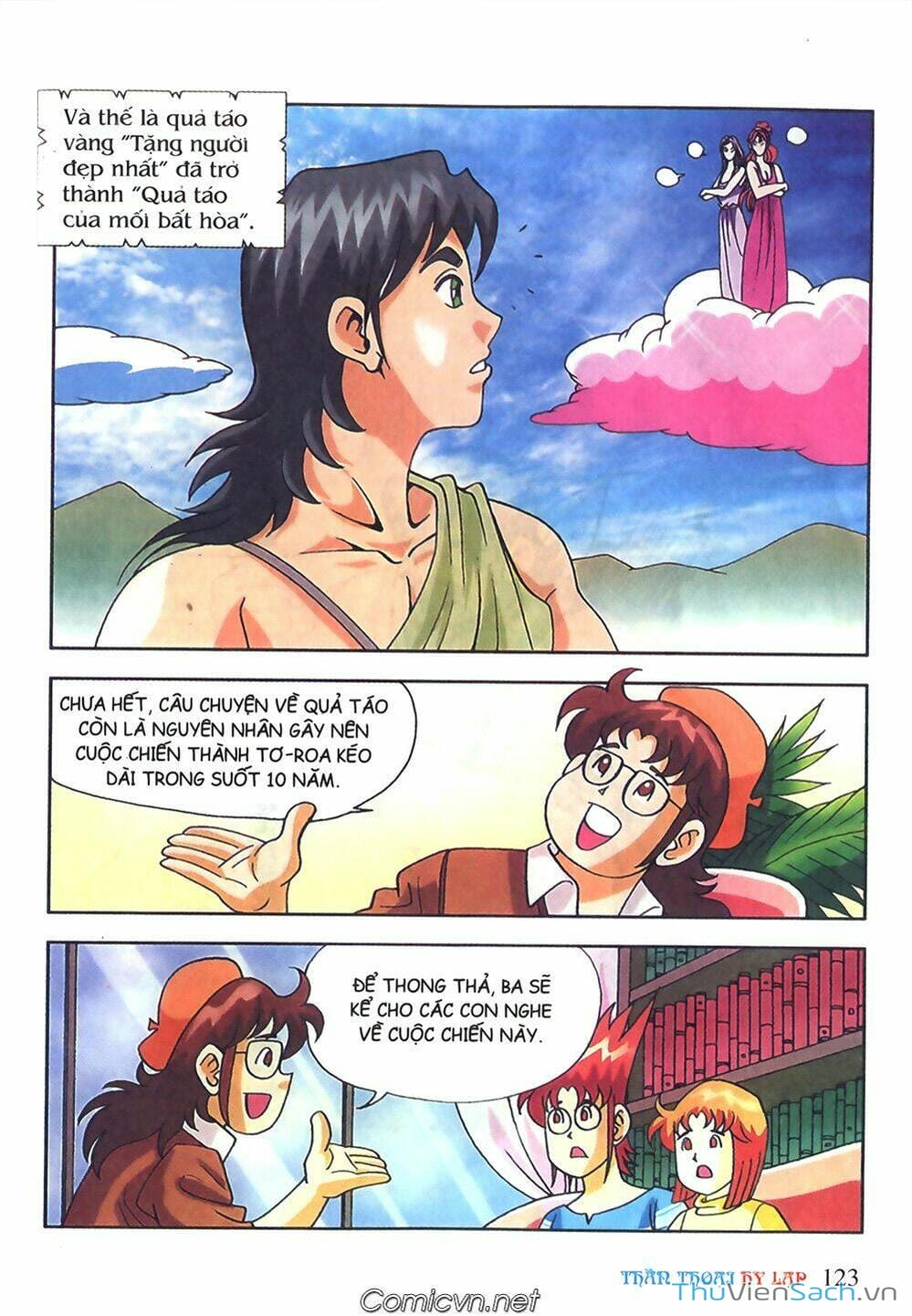 Truyện Tranh Thần Thoại Hy Lạp - Nguồn Gốc Các Vị Thần trang 3