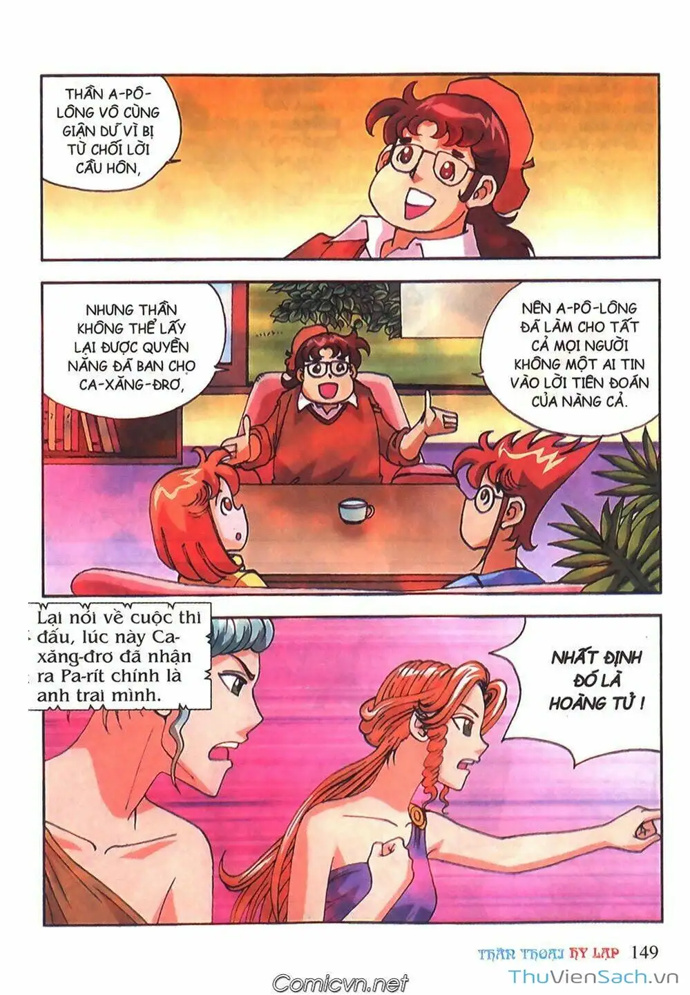 Truyện Tranh Thần Thoại Hy Lạp - Nguồn Gốc Các Vị Thần trang 3