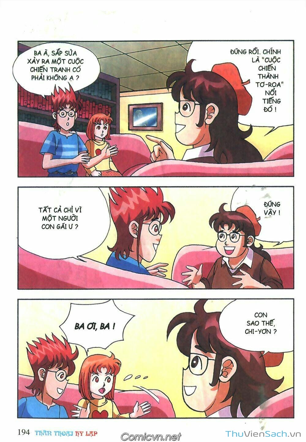 Truyện Tranh Thần Thoại Hy Lạp - Nguồn Gốc Các Vị Thần trang 3