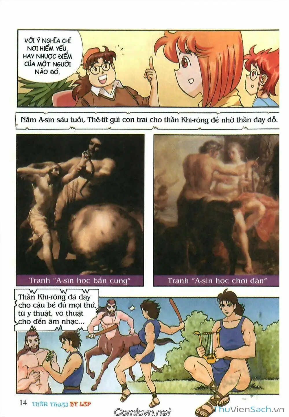 Truyện Tranh Thần Thoại Hy Lạp - Nguồn Gốc Các Vị Thần trang 3
