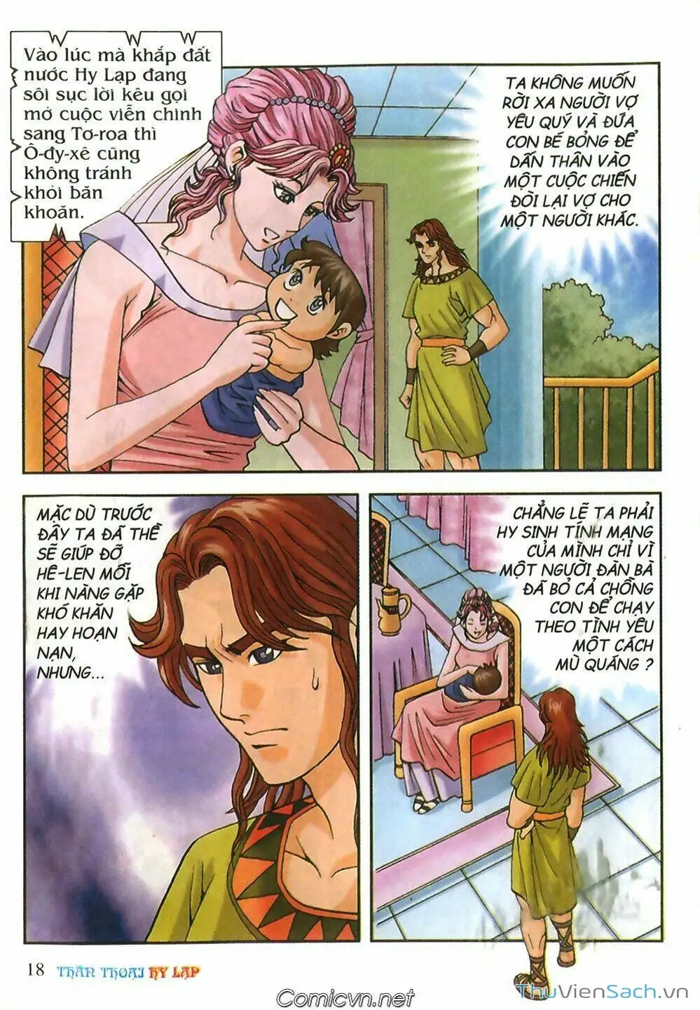 Truyện Tranh Thần Thoại Hy Lạp - Nguồn Gốc Các Vị Thần trang 3