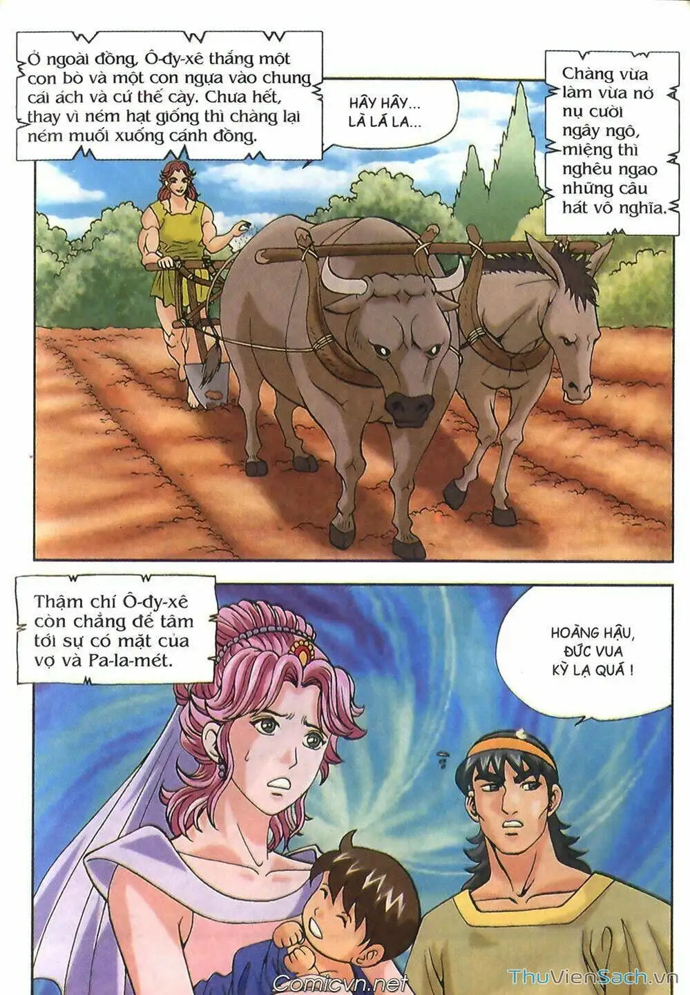 Truyện Tranh Thần Thoại Hy Lạp - Nguồn Gốc Các Vị Thần trang 3