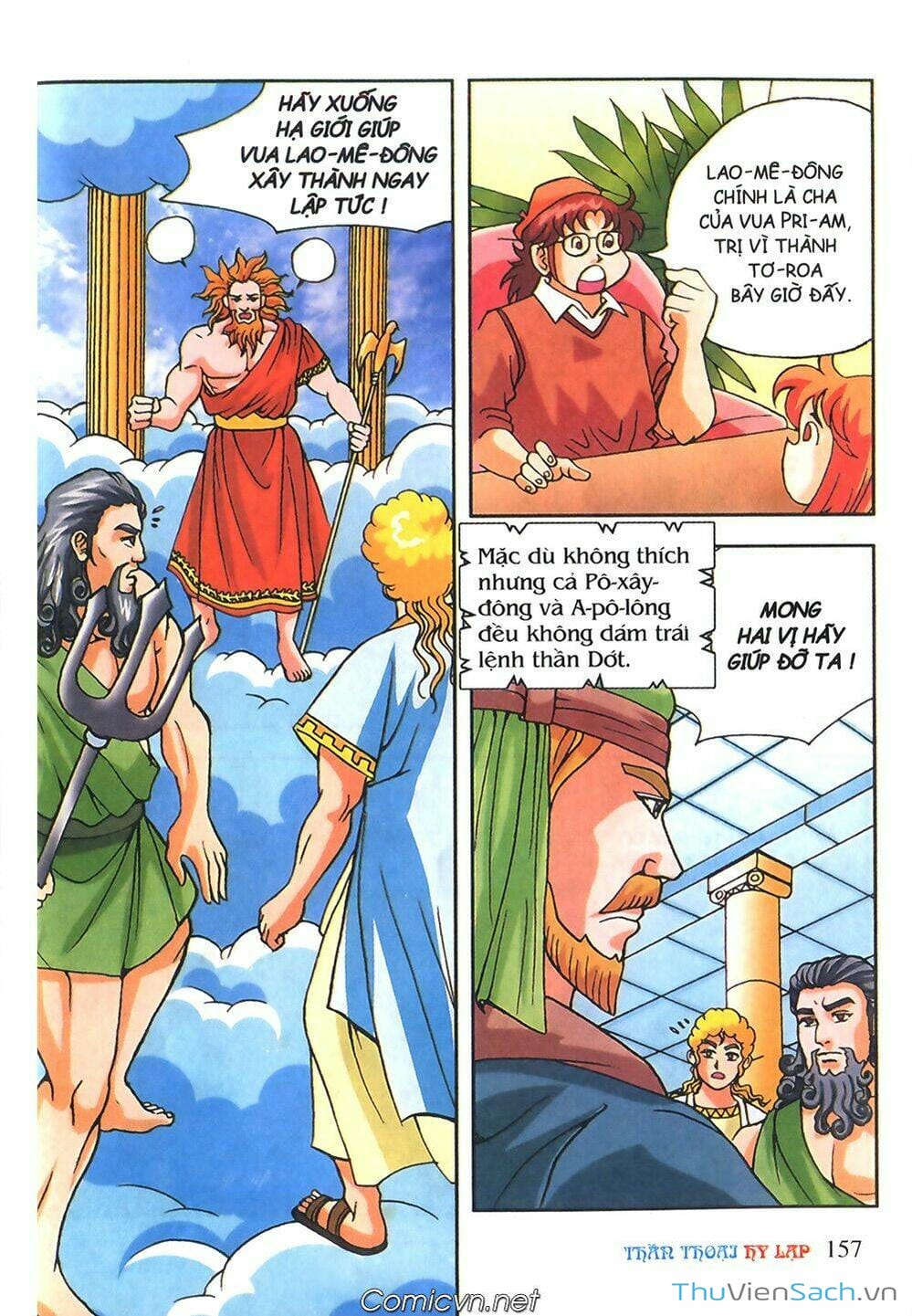 Truyện Tranh Thần Thoại Hy Lạp - Nguồn Gốc Các Vị Thần trang 3