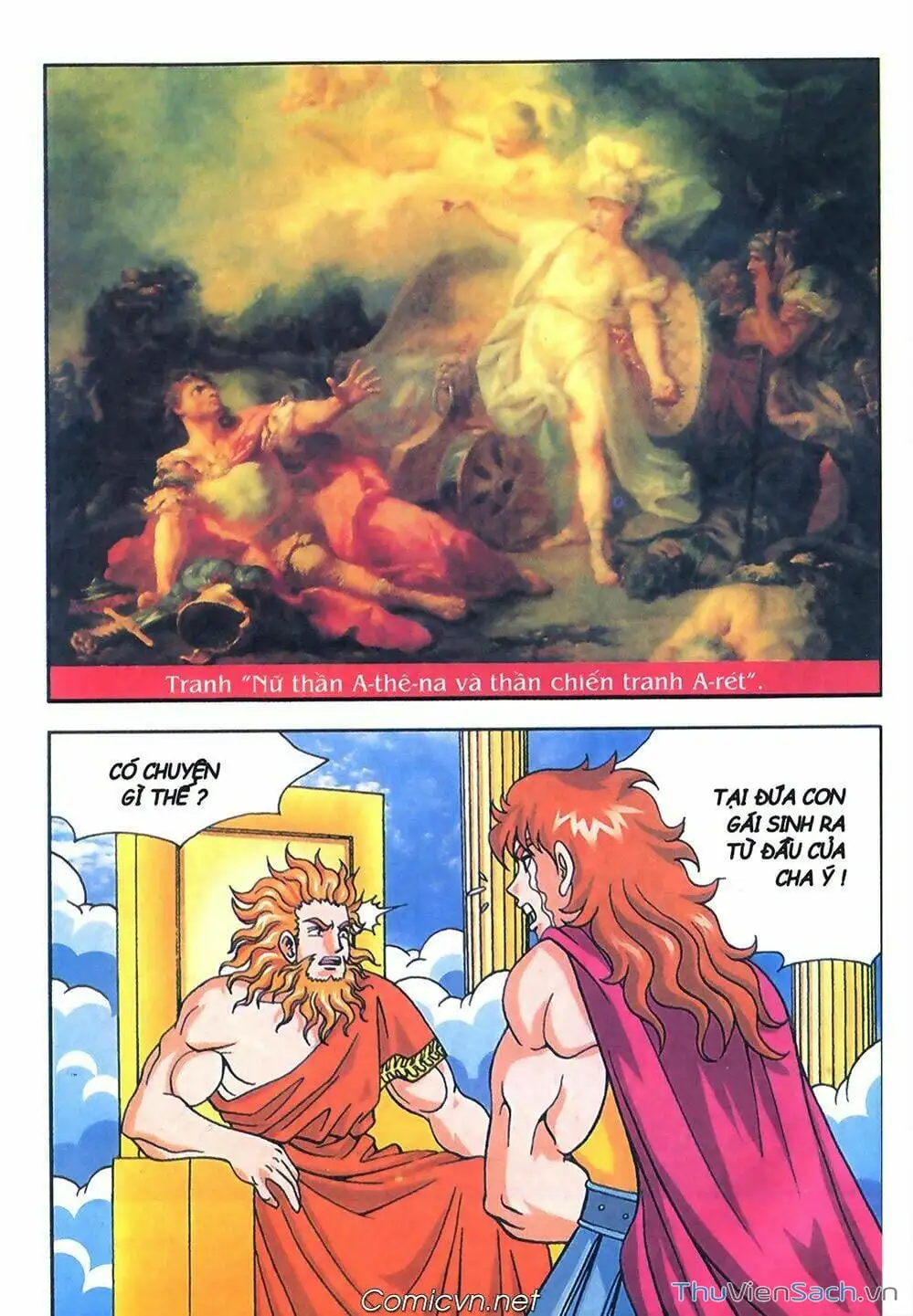 Truyện Tranh Thần Thoại Hy Lạp - Nguồn Gốc Các Vị Thần trang 3