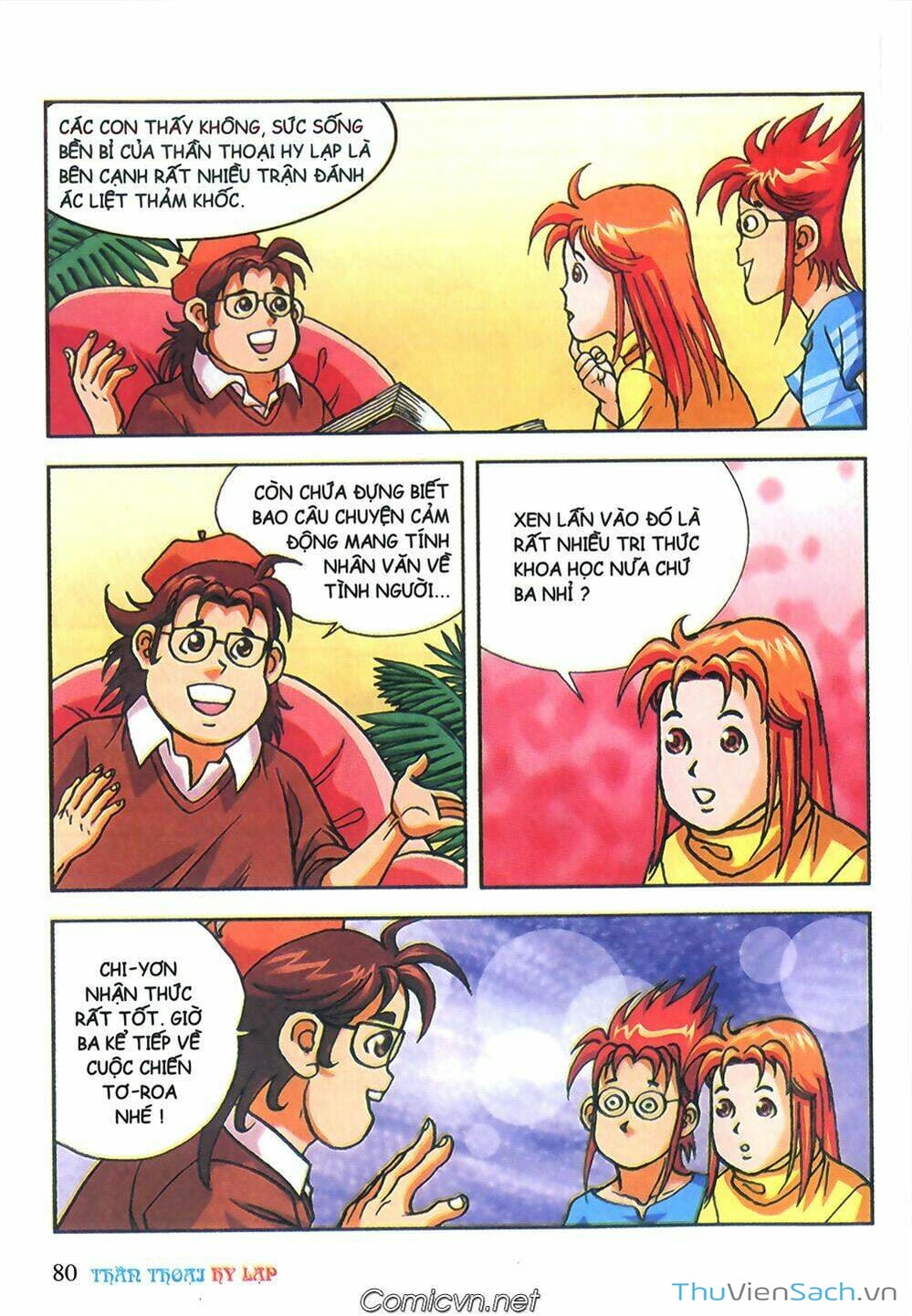 Truyện Tranh Thần Thoại Hy Lạp - Nguồn Gốc Các Vị Thần trang 3