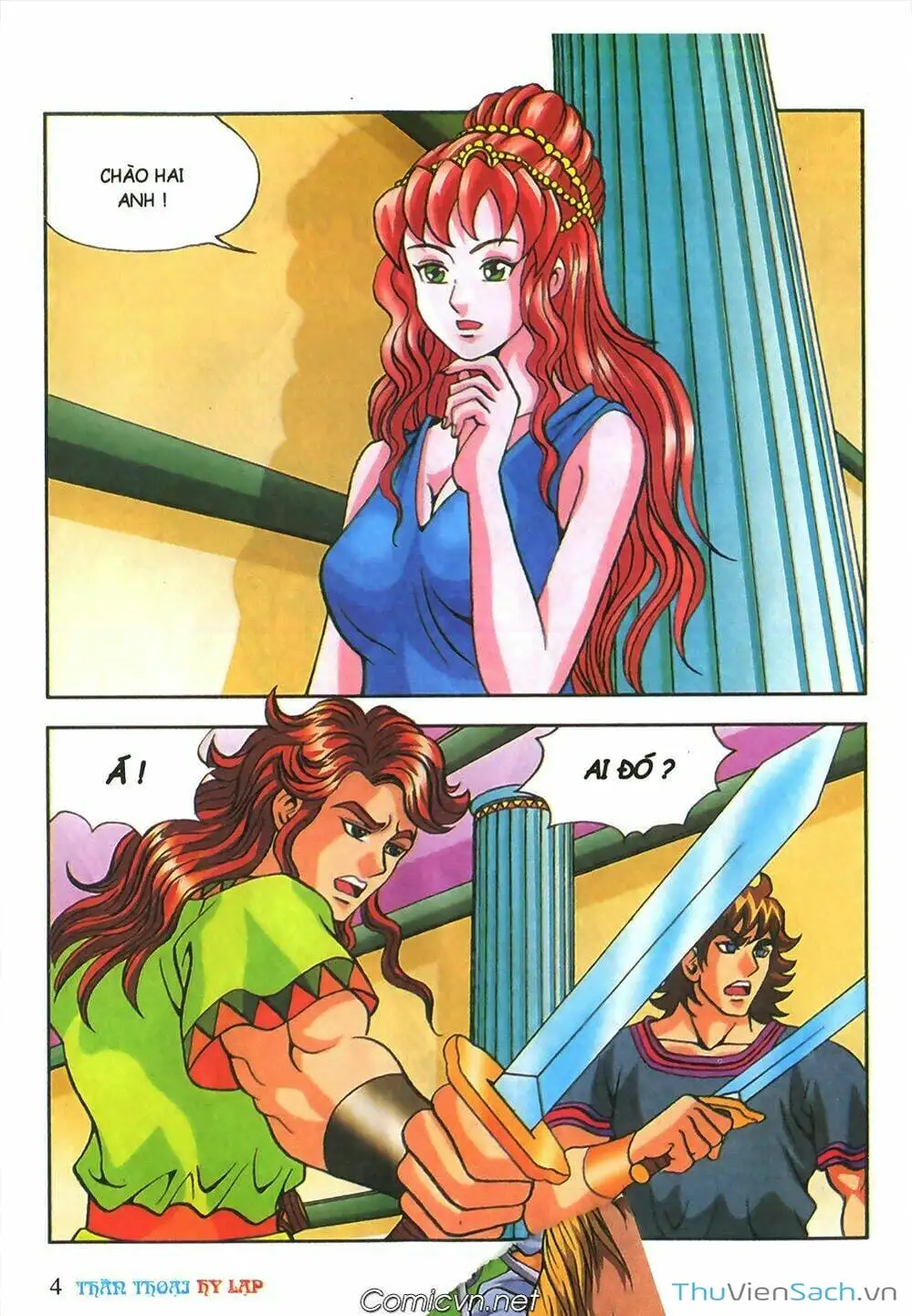 Truyện Tranh Thần Thoại Hy Lạp - Nguồn Gốc Các Vị Thần trang 3