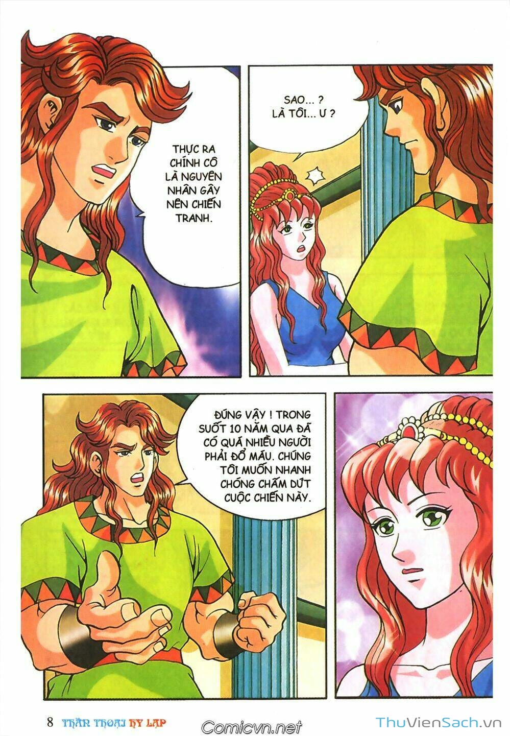 Truyện Tranh Thần Thoại Hy Lạp - Nguồn Gốc Các Vị Thần trang 3