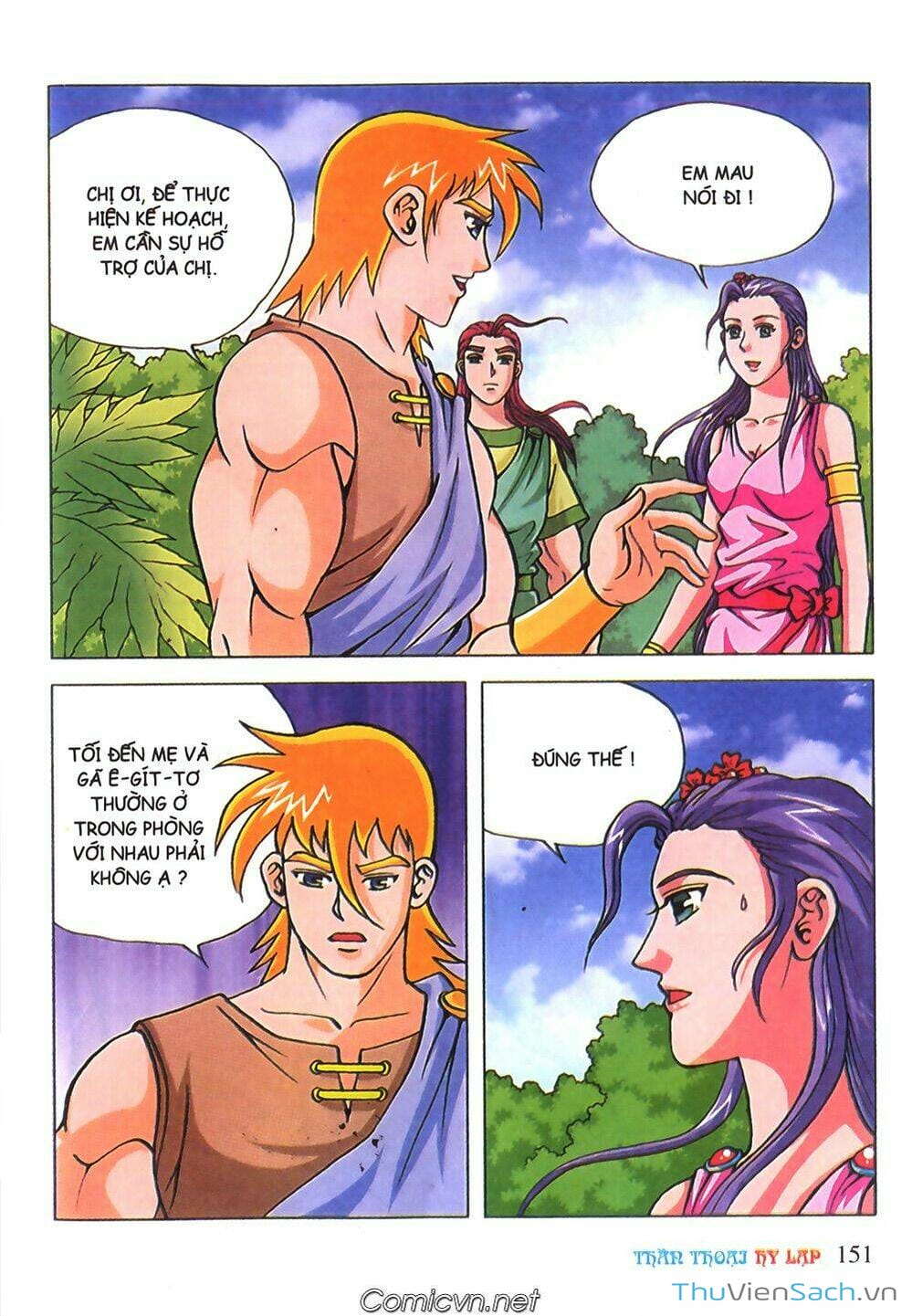 Truyện Tranh Thần Thoại Hy Lạp - Nguồn Gốc Các Vị Thần trang 3