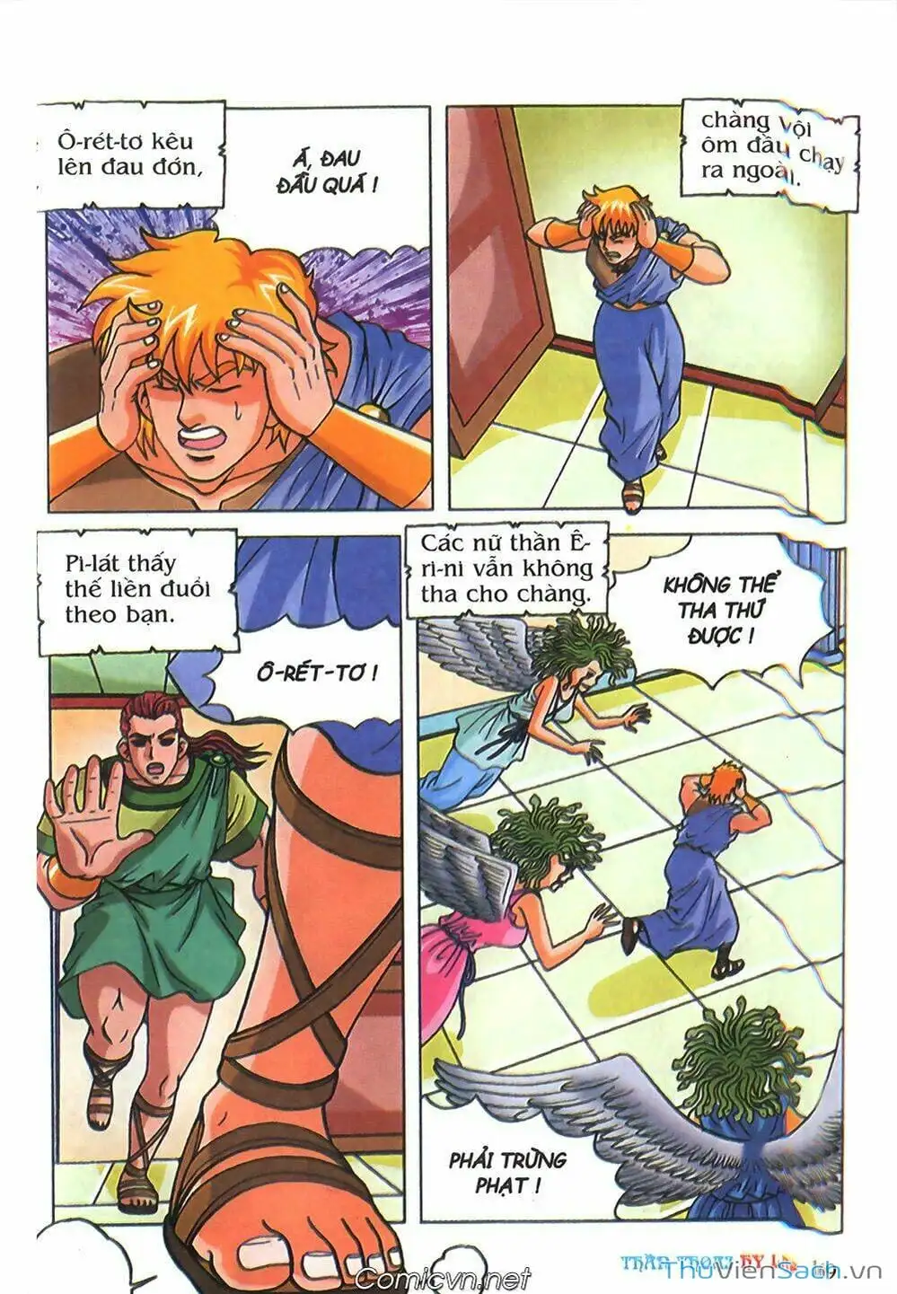 Truyện Tranh Thần Thoại Hy Lạp - Nguồn Gốc Các Vị Thần trang 3