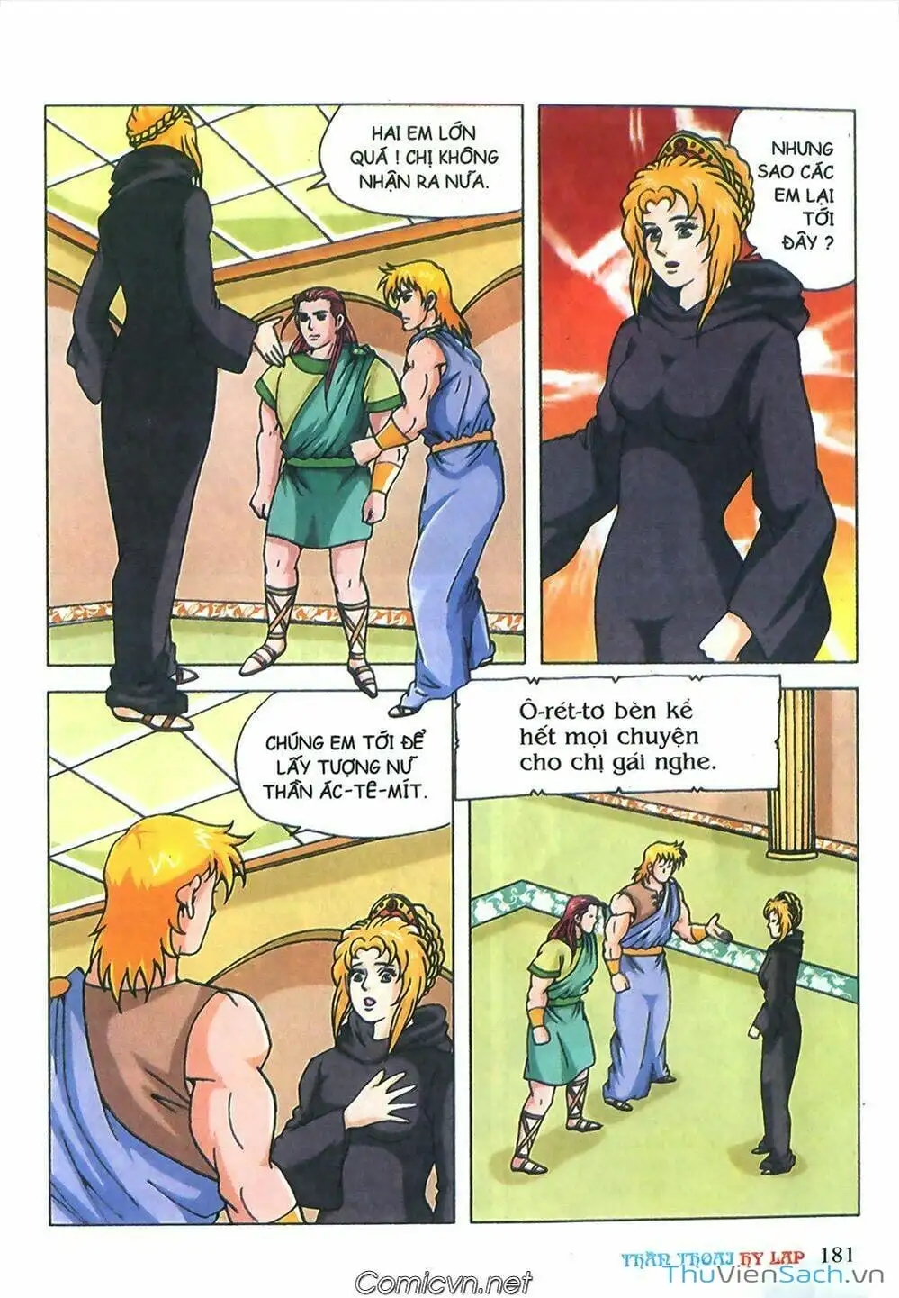 Truyện Tranh Thần Thoại Hy Lạp - Nguồn Gốc Các Vị Thần trang 3