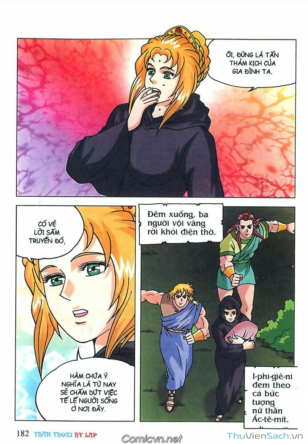 Truyện Tranh Thần Thoại Hy Lạp - Nguồn Gốc Các Vị Thần trang 3