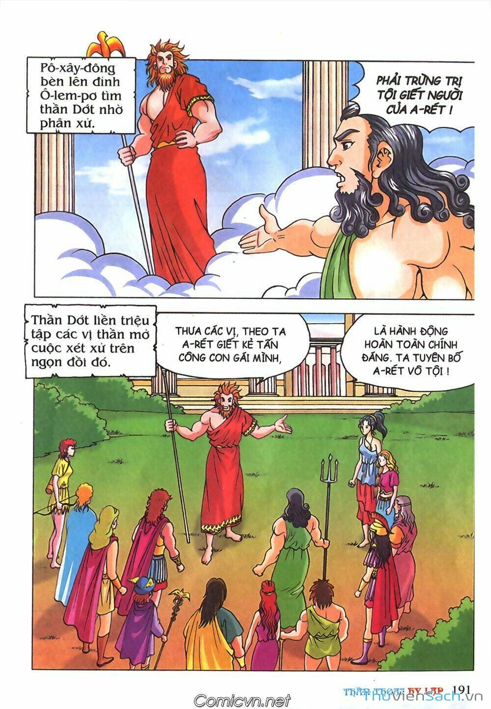 Truyện Tranh Thần Thoại Hy Lạp - Nguồn Gốc Các Vị Thần trang 3