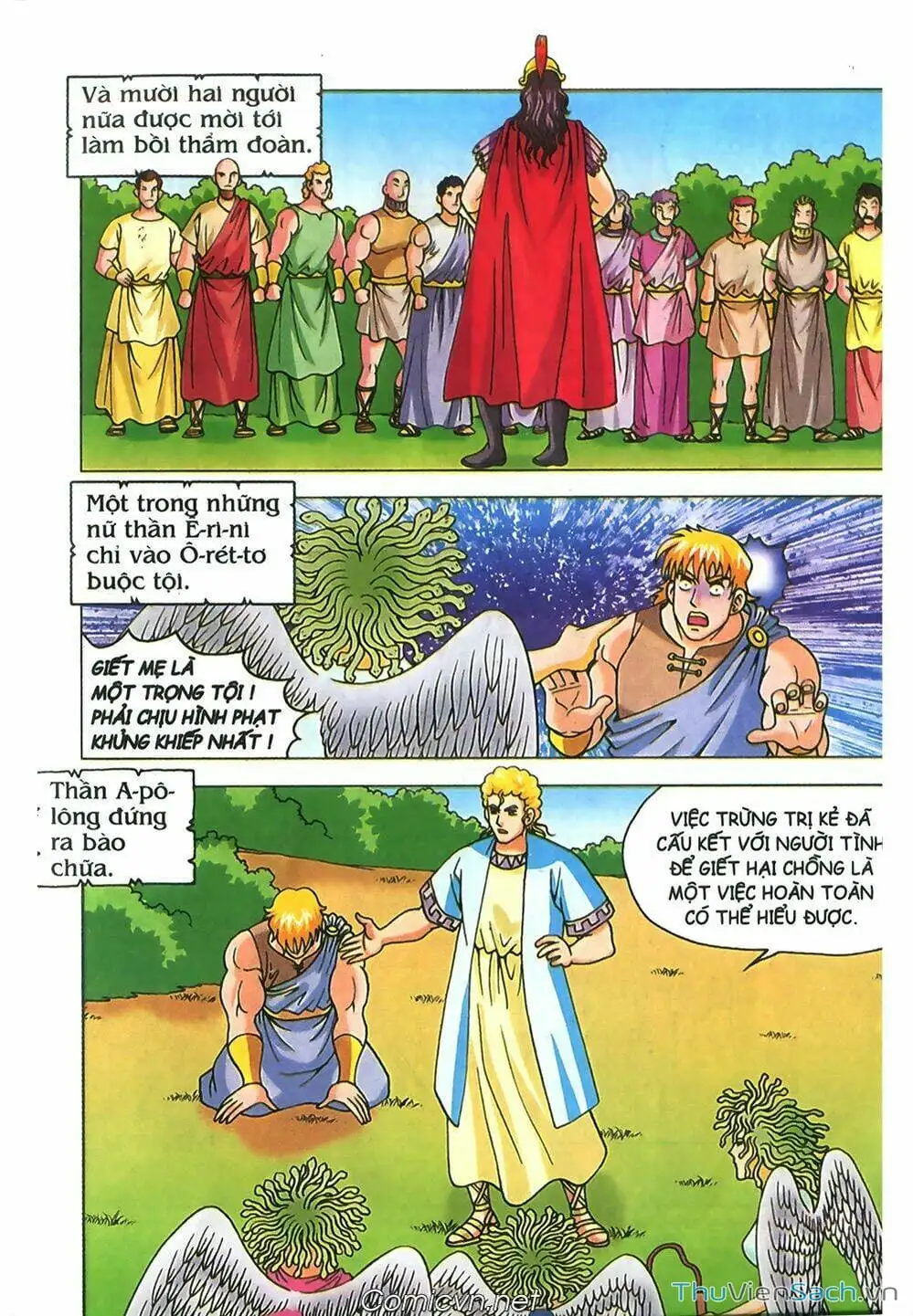 Truyện Tranh Thần Thoại Hy Lạp - Nguồn Gốc Các Vị Thần trang 3