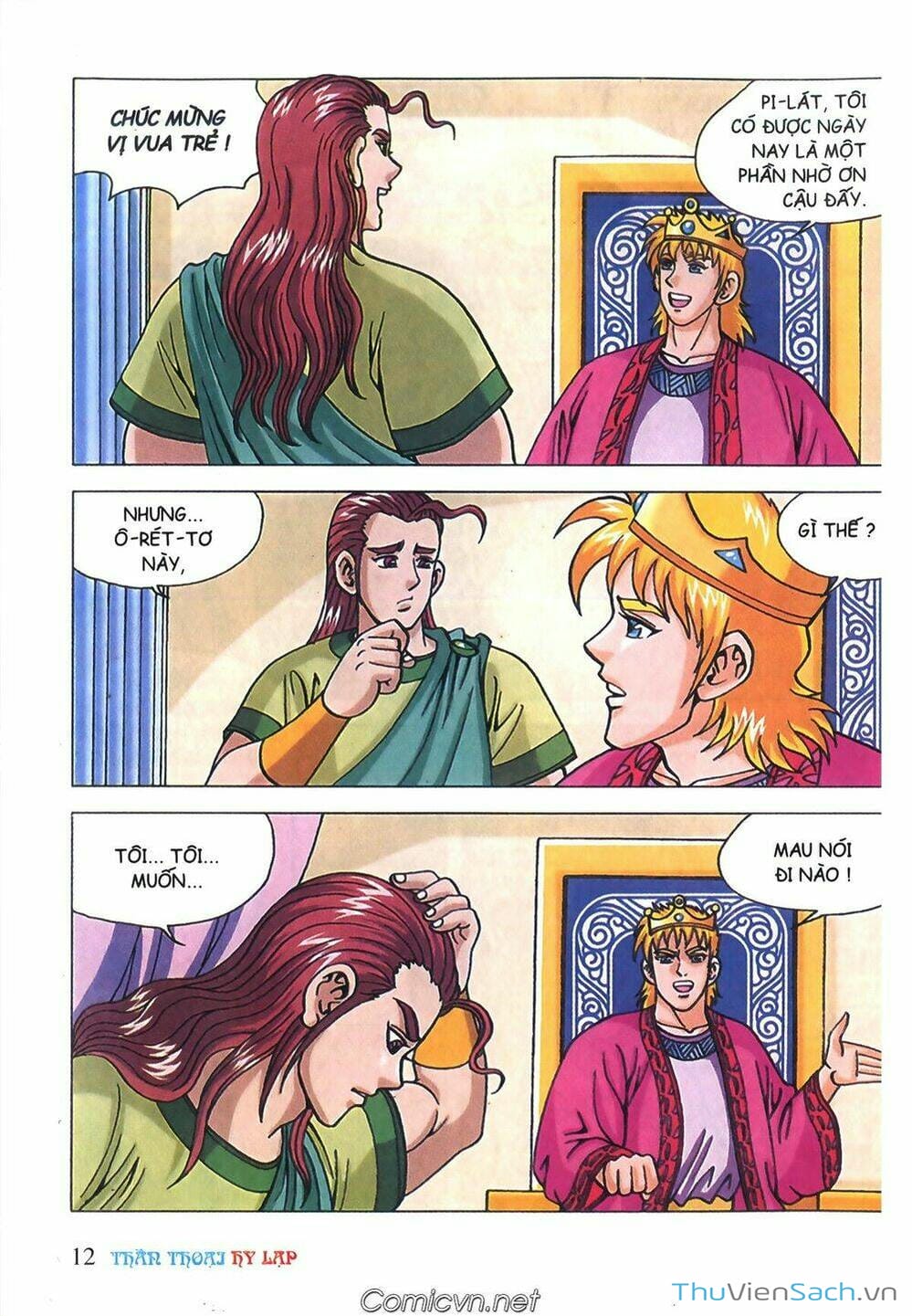 Truyện Tranh Thần Thoại Hy Lạp - Nguồn Gốc Các Vị Thần trang 3