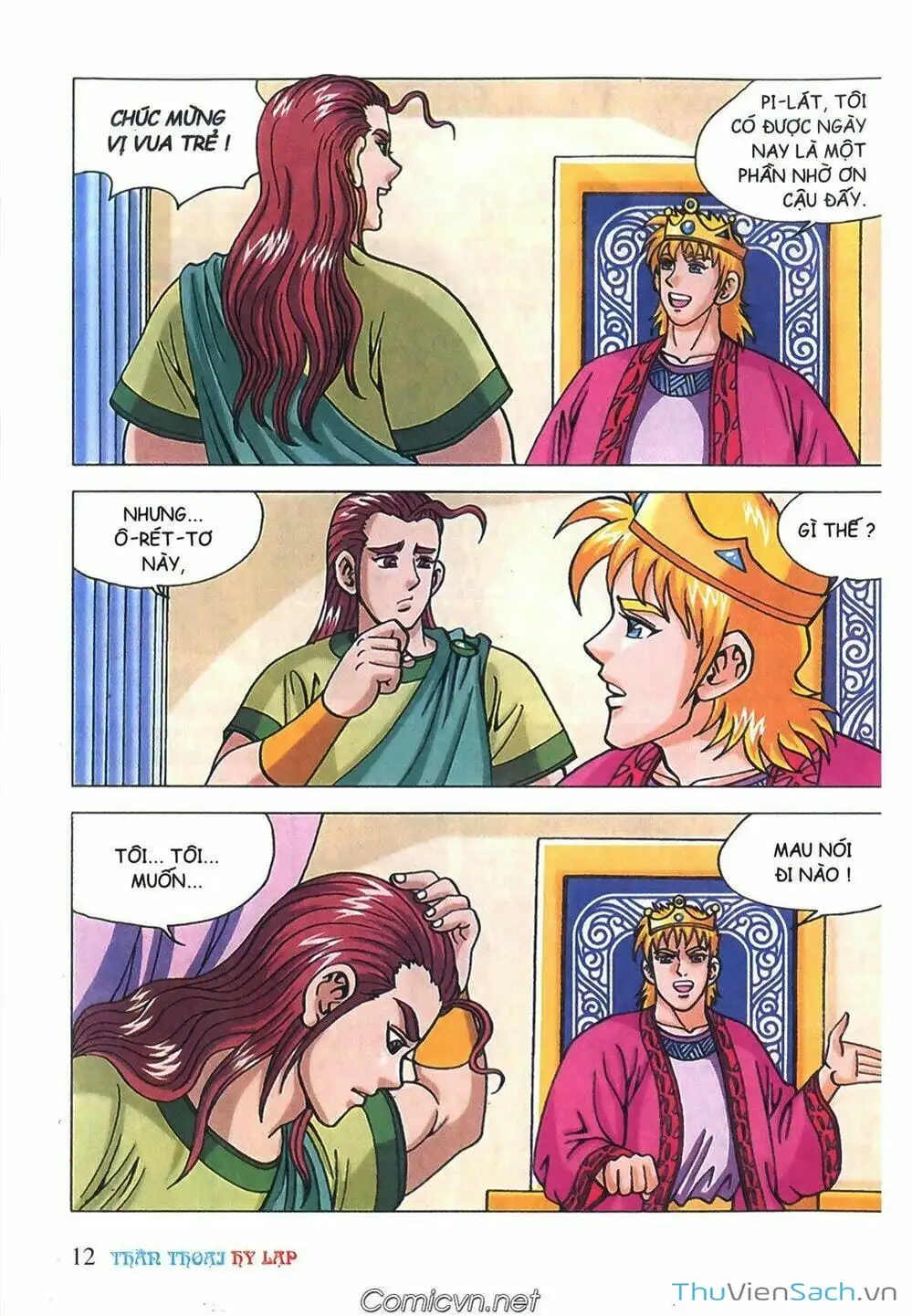 Truyện Tranh Thần Thoại Hy Lạp - Nguồn Gốc Các Vị Thần trang 3