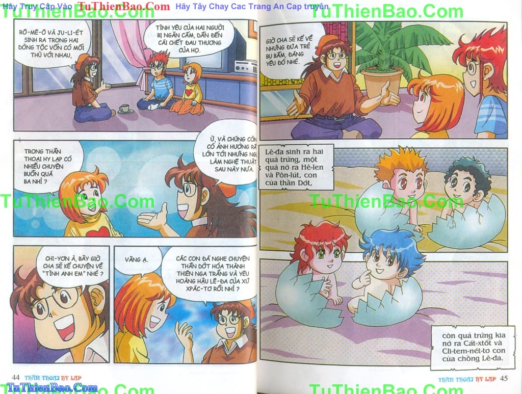 Truyện Tranh Thần Thoại Hy Lạp - Nguồn Gốc Các Vị Thần trang 3