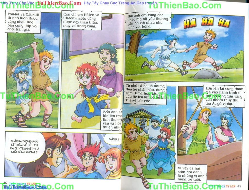 Truyện Tranh Thần Thoại Hy Lạp - Nguồn Gốc Các Vị Thần trang 3