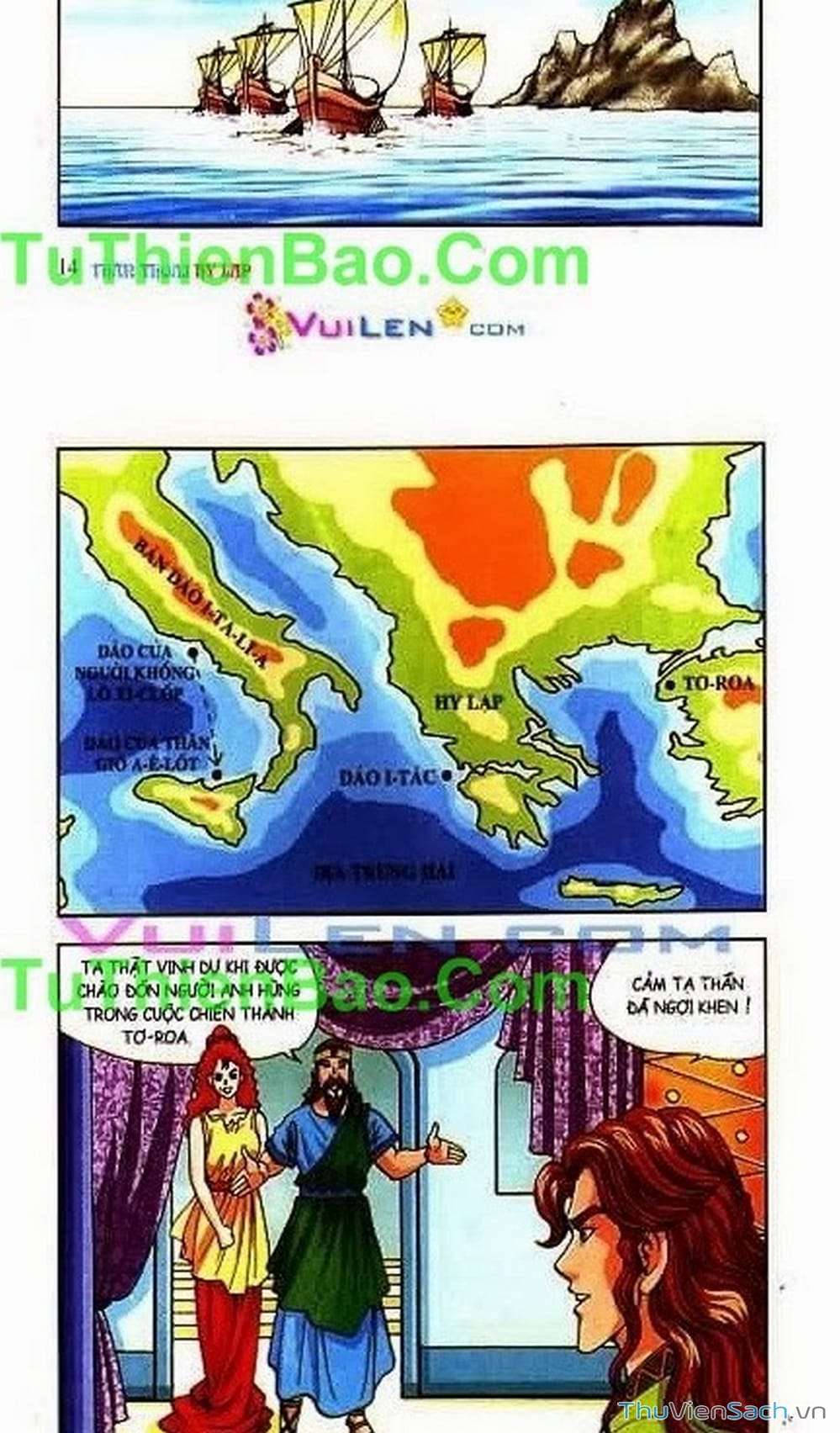 Truyện Tranh Thần Thoại Hy Lạp - Nguồn Gốc Các Vị Thần trang 3