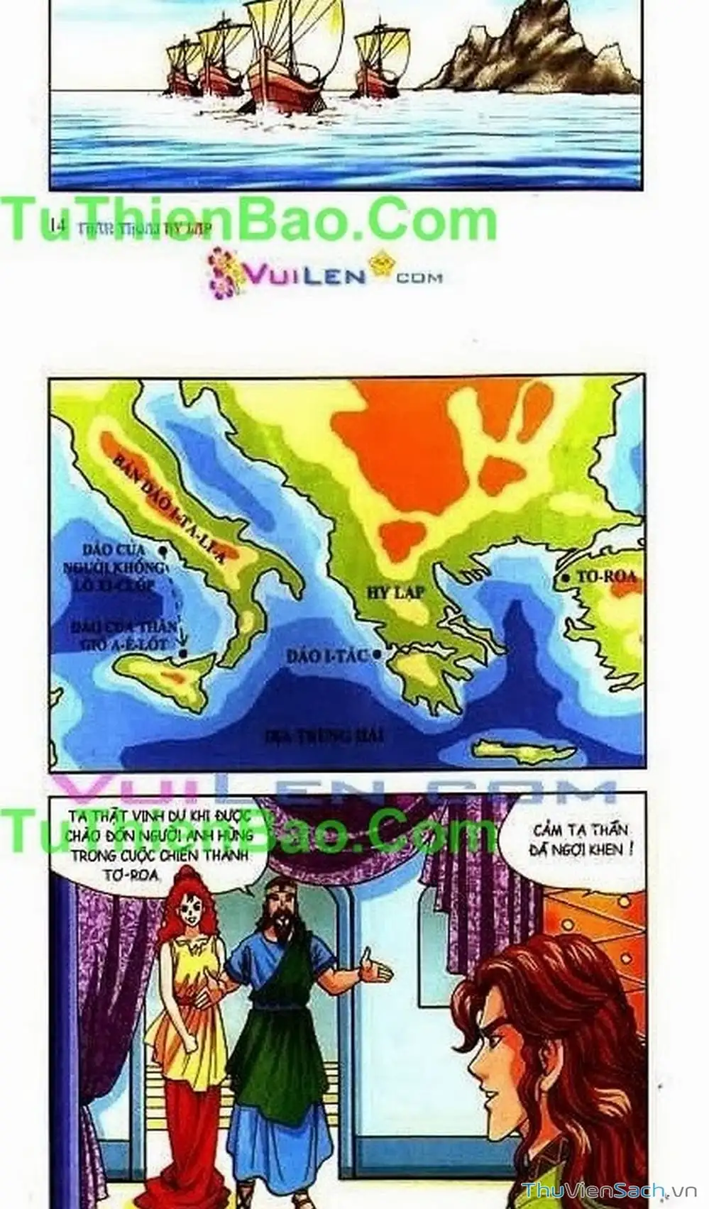 Truyện Tranh Thần Thoại Hy Lạp - Nguồn Gốc Các Vị Thần trang 3