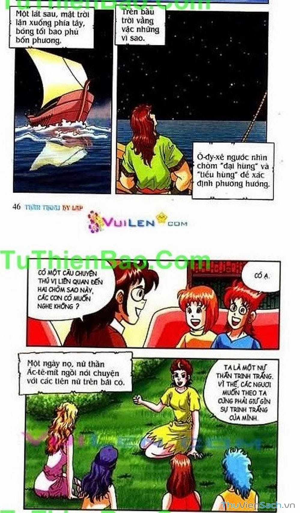 Truyện Tranh Thần Thoại Hy Lạp - Nguồn Gốc Các Vị Thần trang 3