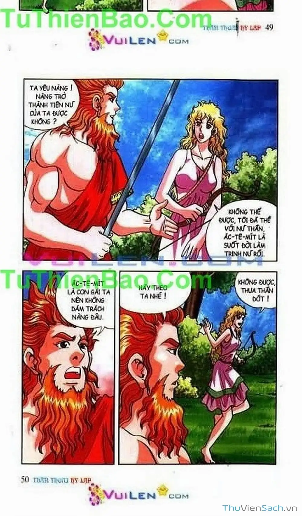 Truyện Tranh Thần Thoại Hy Lạp - Nguồn Gốc Các Vị Thần trang 3