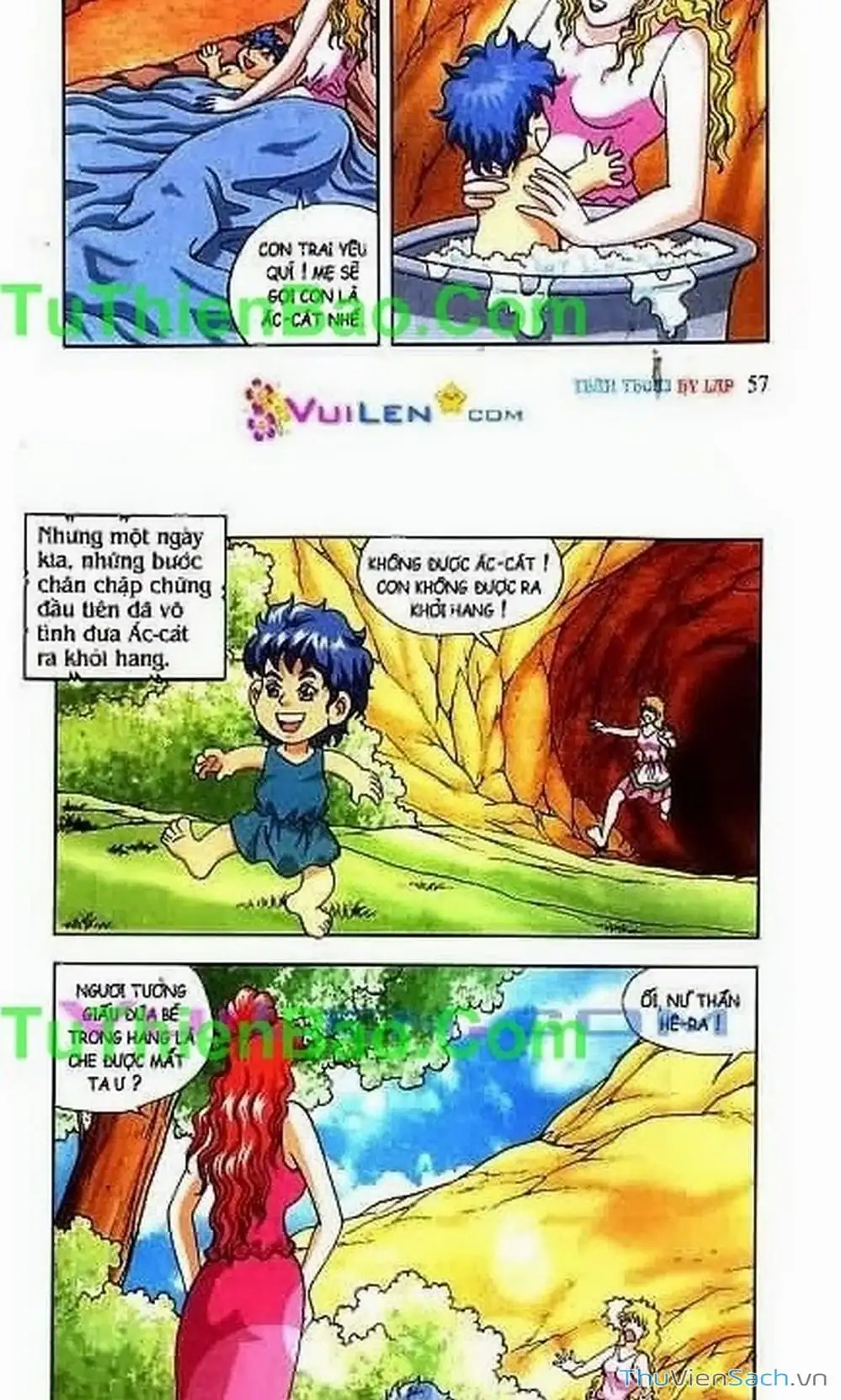 Truyện Tranh Thần Thoại Hy Lạp - Nguồn Gốc Các Vị Thần trang 3