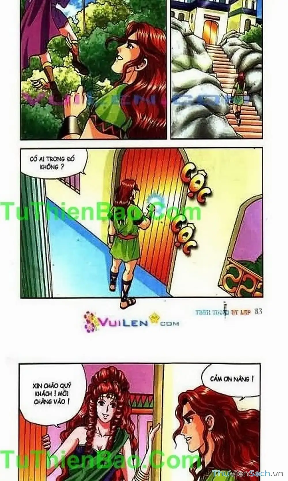 Truyện Tranh Thần Thoại Hy Lạp - Nguồn Gốc Các Vị Thần trang 3