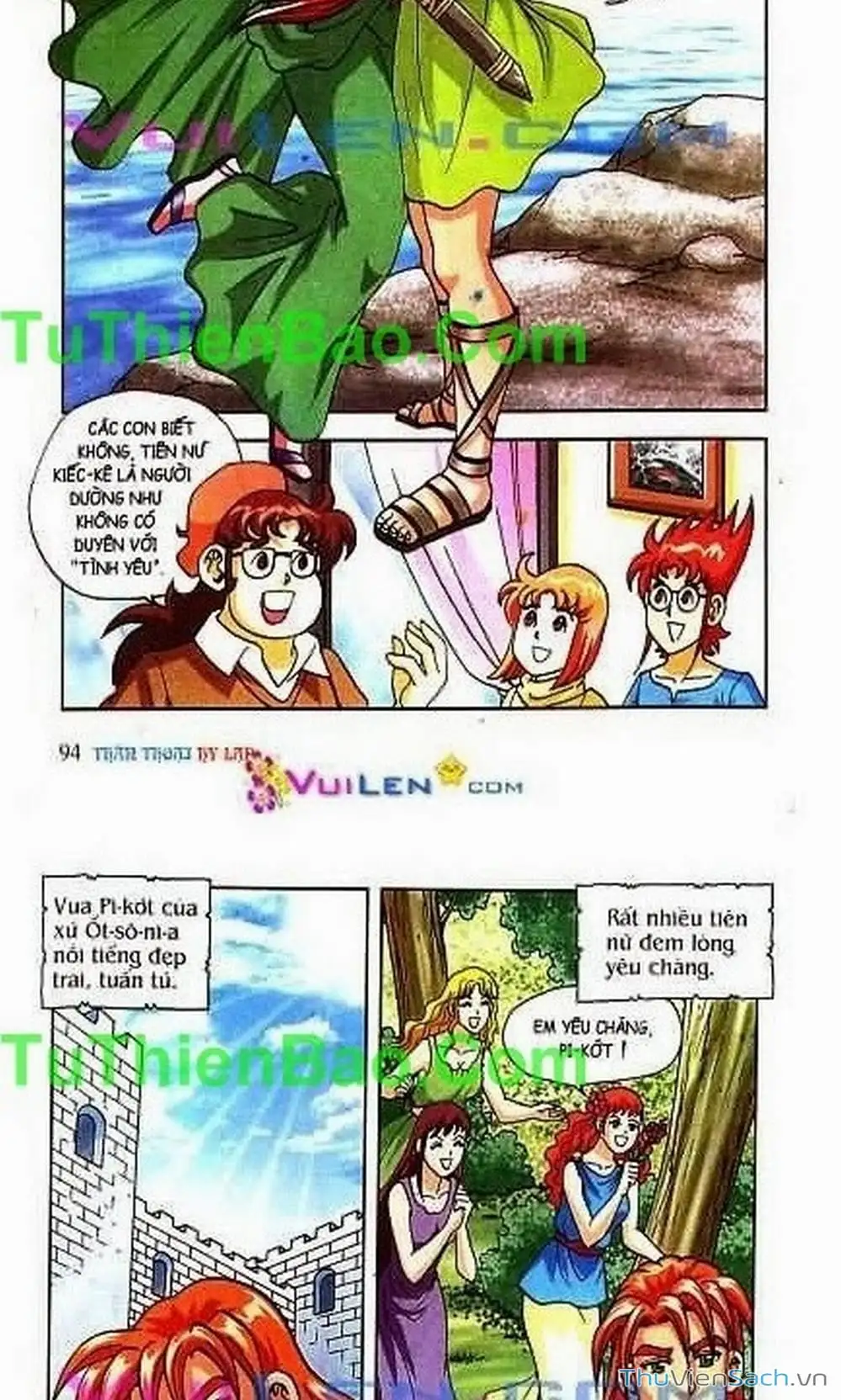 Truyện Tranh Thần Thoại Hy Lạp - Nguồn Gốc Các Vị Thần trang 3