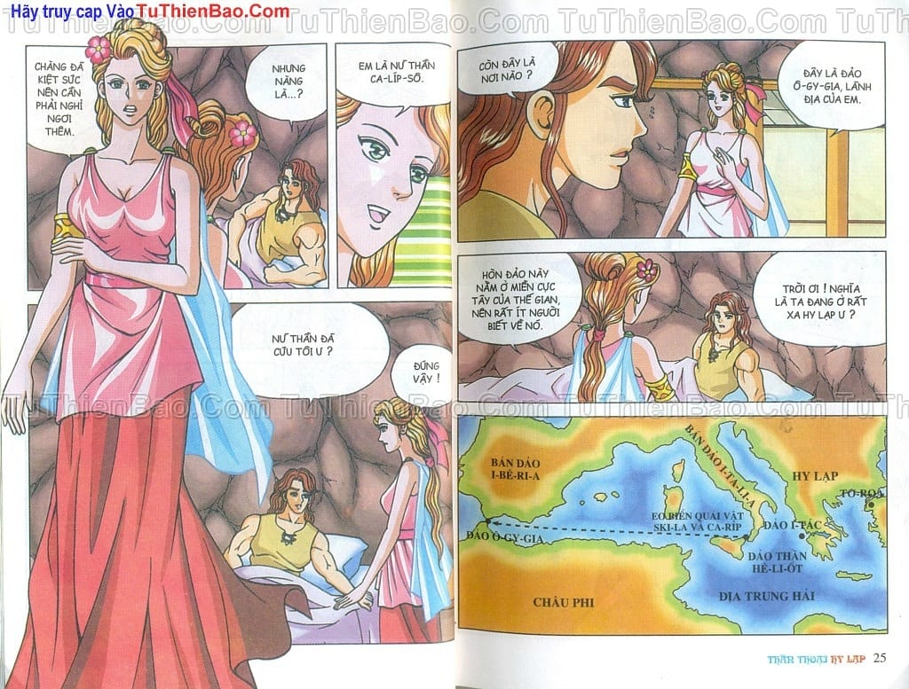 Truyện Tranh Thần Thoại Hy Lạp - Nguồn Gốc Các Vị Thần trang 3