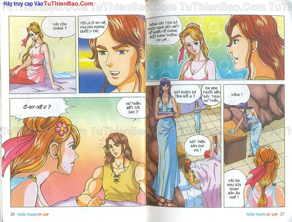 Truyện Tranh Thần Thoại Hy Lạp - Nguồn Gốc Các Vị Thần trang 3