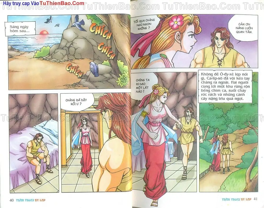 Truyện Tranh Thần Thoại Hy Lạp - Nguồn Gốc Các Vị Thần trang 3