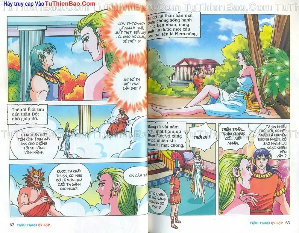 Truyện Tranh Thần Thoại Hy Lạp - Nguồn Gốc Các Vị Thần trang 3