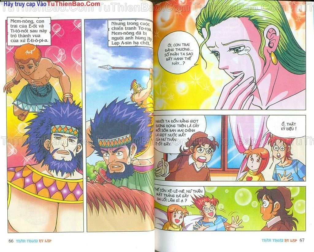 Truyện Tranh Thần Thoại Hy Lạp - Nguồn Gốc Các Vị Thần trang 3