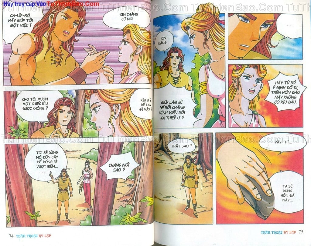 Truyện Tranh Thần Thoại Hy Lạp - Nguồn Gốc Các Vị Thần trang 3