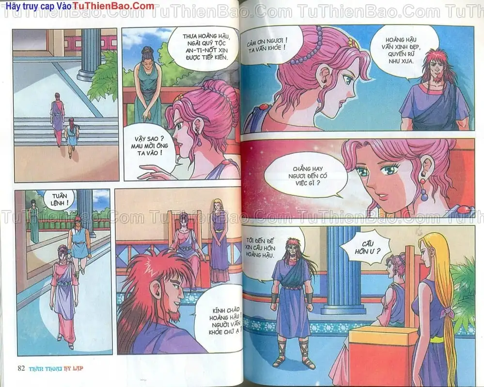 Truyện Tranh Thần Thoại Hy Lạp - Nguồn Gốc Các Vị Thần trang 3