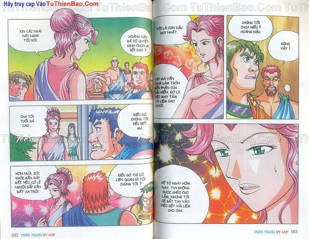 Truyện Tranh Thần Thoại Hy Lạp - Nguồn Gốc Các Vị Thần trang 3