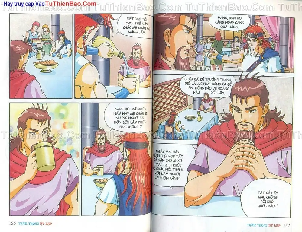 Truyện Tranh Thần Thoại Hy Lạp - Nguồn Gốc Các Vị Thần trang 3