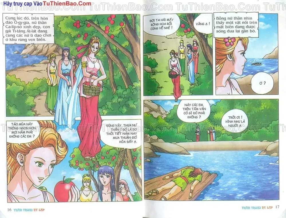 Truyện Tranh Thần Thoại Hy Lạp - Nguồn Gốc Các Vị Thần trang 3