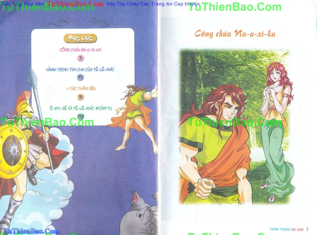 Truyện Tranh Thần Thoại Hy Lạp - Nguồn Gốc Các Vị Thần trang 3