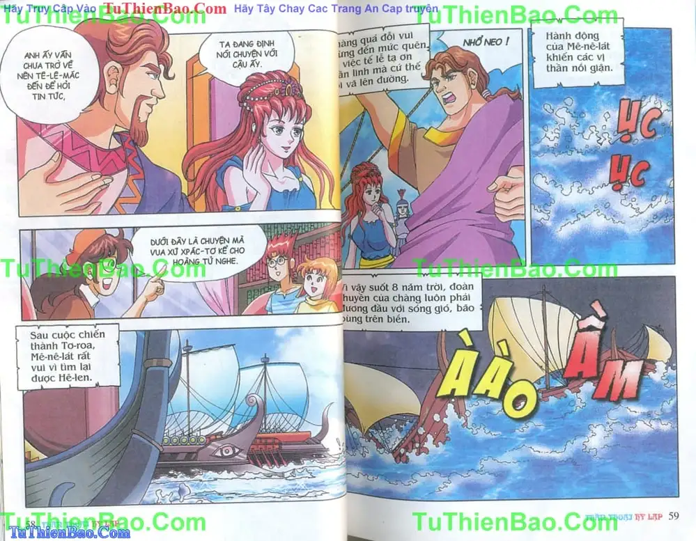 Truyện Tranh Thần Thoại Hy Lạp - Nguồn Gốc Các Vị Thần trang 3