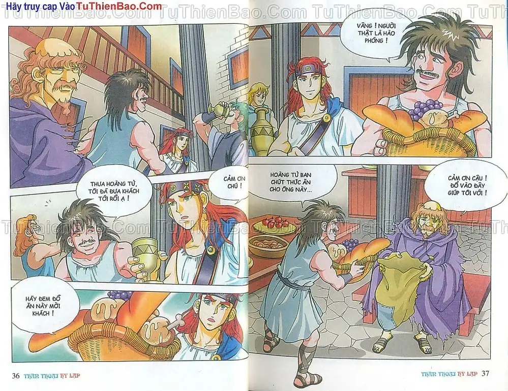 Truyện Tranh Thần Thoại Hy Lạp - Nguồn Gốc Các Vị Thần trang 3