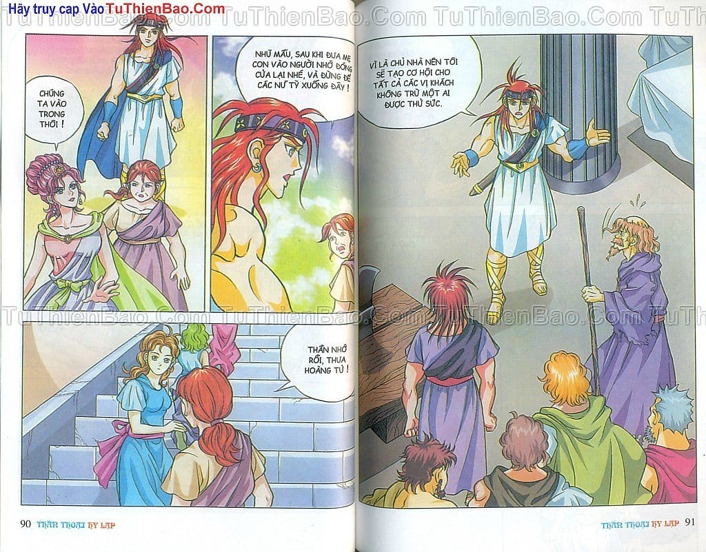 Truyện Tranh Thần Thoại Hy Lạp - Nguồn Gốc Các Vị Thần trang 3