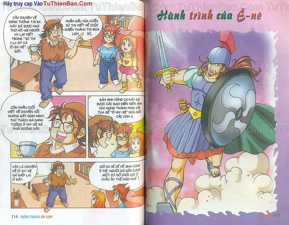 Truyện Tranh Thần Thoại Hy Lạp - Nguồn Gốc Các Vị Thần trang 3