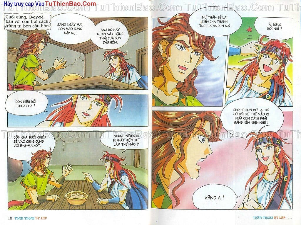 Truyện Tranh Thần Thoại Hy Lạp - Nguồn Gốc Các Vị Thần trang 3