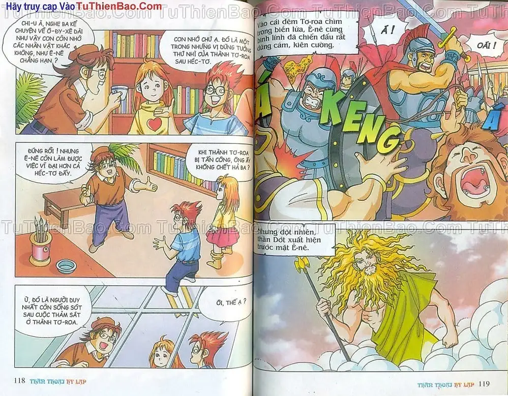 Truyện Tranh Thần Thoại Hy Lạp - Nguồn Gốc Các Vị Thần trang 3